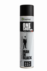 <b>One Shot Man in Black 600ml.</b> Odświeżacz powietrza.