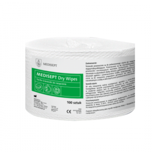 <b>Dry Wipes wkład.</b> Ściereczki do nasączenia preparatem dezynfekującym.