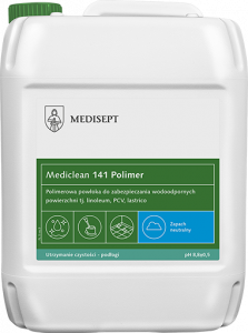 <b>Mediclean 141 Polimer 5l.</b> Polimerowa powłoka do  powierzchni.