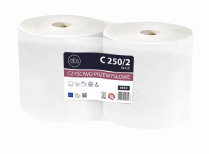 <b>C 250/2 ELLIS PROFESSIONAL.</b> Czyściwo celulozowe białe 2-warstwowe.