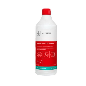 <b>Mediclean 315 Power 1l.</b> Koncentrat do czyszczenia powierzchni sanitarnych.