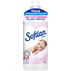 <b>Softlan płyn do płukania</b> - Biały, Weich&Mild Sensitiv 1L