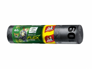 <b>Jan Niezbędny Worki na śmieci</b> - Magnum Flex & Strong 60l