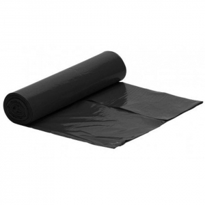 <b>Worki na śmieci LDPE 120L</b> - Czarne 25 szt.