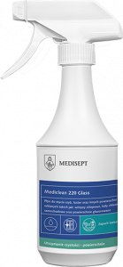 <b>Mediclean 220 Glass 500ml.</b> Preparat do mycia szyb.
