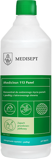 <b>Mediclean 113 Panel 1l.</b> Preparat do mycia paneli i drewna.