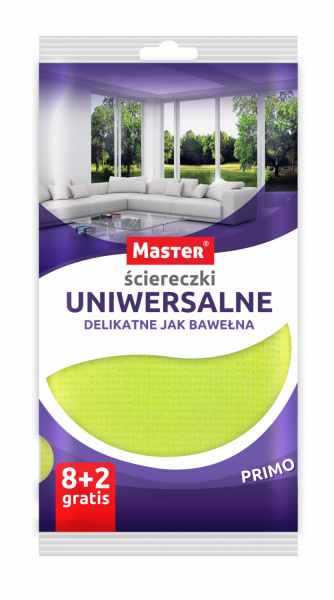 <b>Master Ścierka uniwersalna PRIMO 8+2szt.</b>
