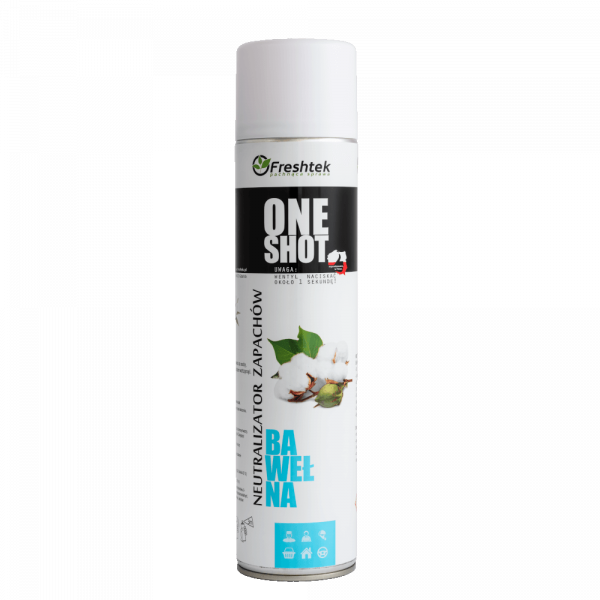 <b>One Shot Bawełna 600ml.</b>  - Neutralizator zapachów