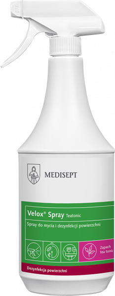 <b>Velox Spray Tea tonic 1l. </b>Spray do mycia i dezynfekcji powierzchni.