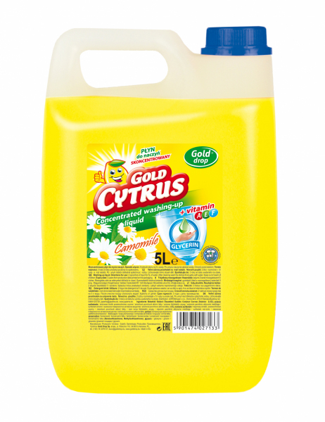 <b>Płyn do naczyń Gold Cytrus </b> - Rumianek 5L
