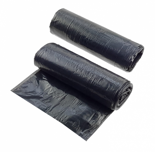 <b>Worki na śmieci LDPE 35L</b> - Czarne 15 szt.