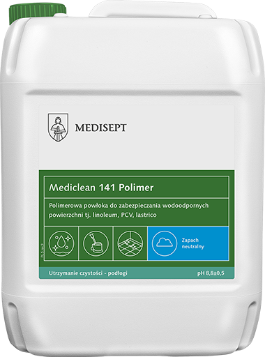 <b>Mediclean 141 Polimer 5l.</b> Polimerowa powłoka do  powierzchni.