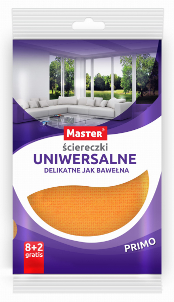 <b>Master Ścierka uniwersalna PRIMO 8+2szt.</b>