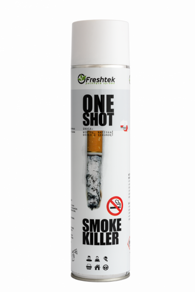 <b>One Shot Smoke Killer 600ml.</b> Odświeżacz powietrza.
