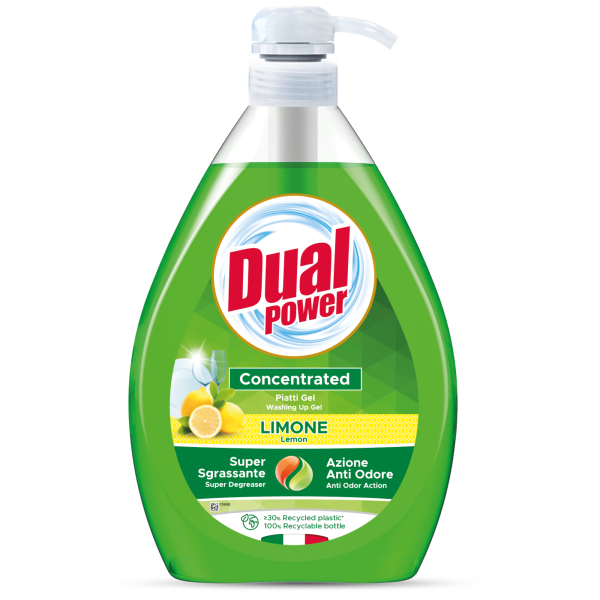 <b>Dual Power koncentrat do mycia naczyń</b> - Limonka 1L