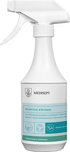 <b>Mediclean 610 Fresh Morski 500ml.</b> Odświeżacz powietrza.