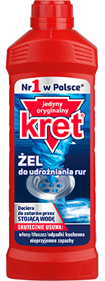 <b>Kret Żel</b> - Udrażniacz rur 1L
