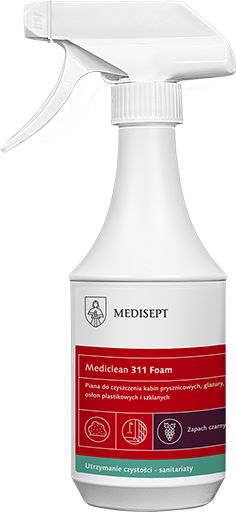 <b>Mediclean 311 Foam 500ml.</b> Preparat do czyszczenia urządzeń sanitarnych.