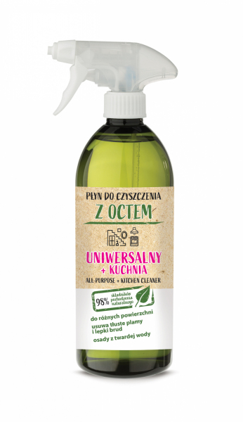 <b>Płyn do czyszczenia uniwersalny + Kuchnia z octem</b> - Produkt na occie 750 ml