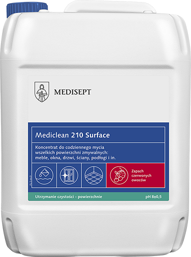 <b>Mediclean 210 Surface Czerwone owoce 5l.</b> Preparat do mycia.